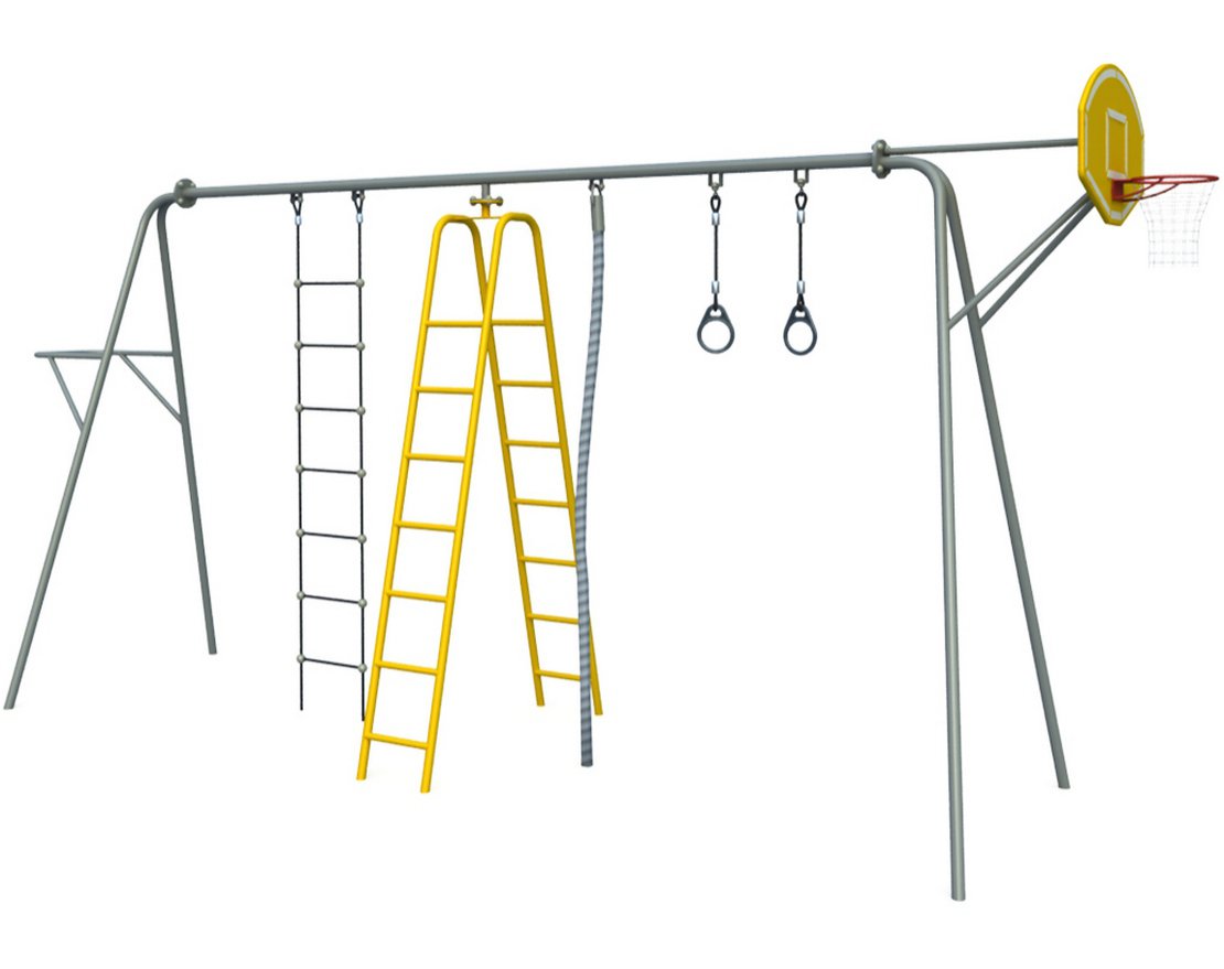 Спортивный комплекс юниор. Комплекс спортивный romana 501.25.00. Детский спортивный комплекс Юниор. Актив сталь детский спортивный комплекс артикул:СК 50 вид сверху.